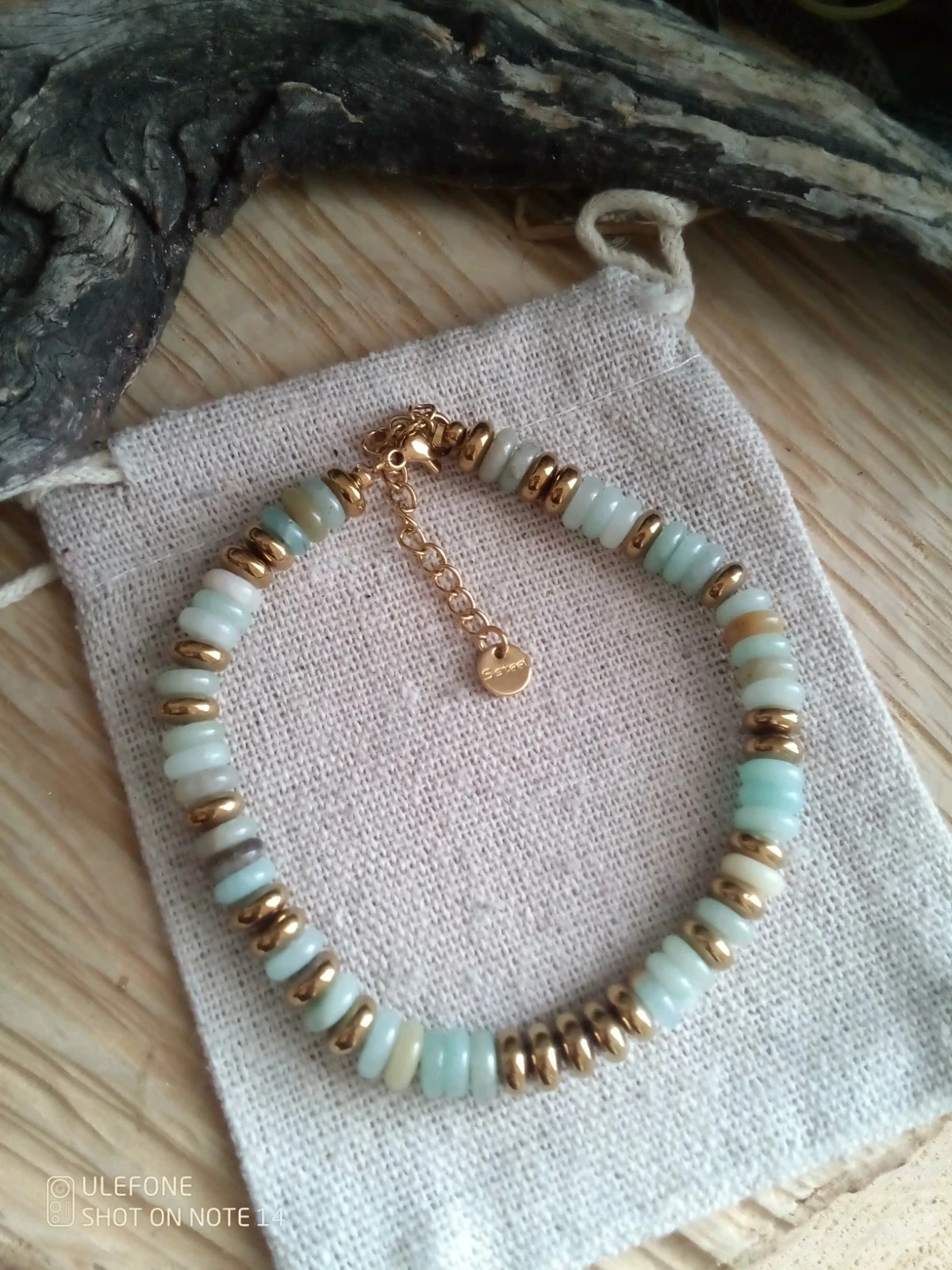Bracelet pierres naturelles d'amazonite – photo 2